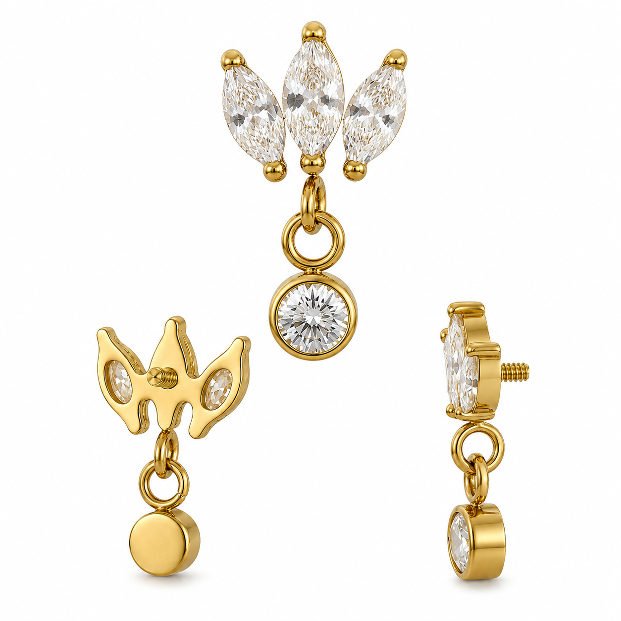 Labret Mia Gold