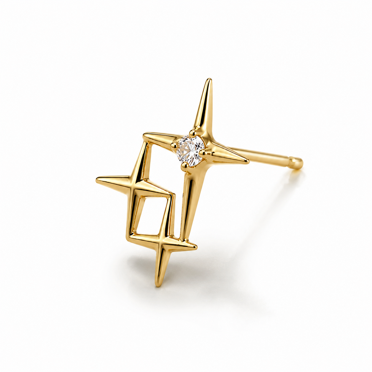 Pasante Triple Light Gold