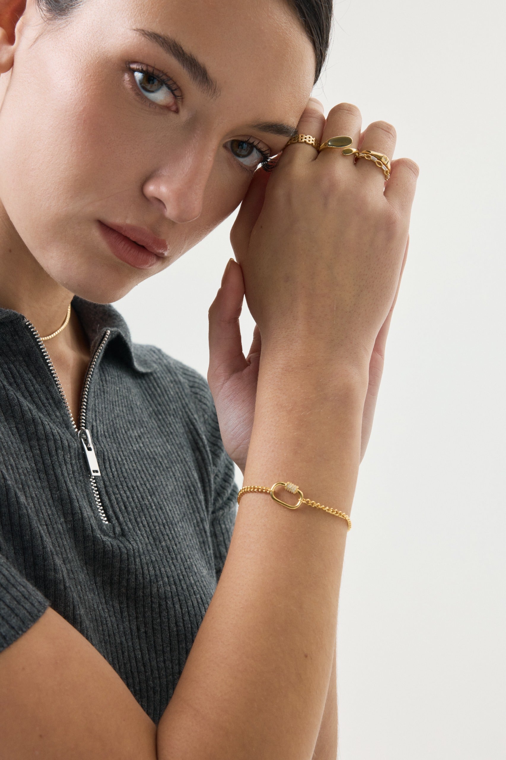 Pulsera Bright Links Gold