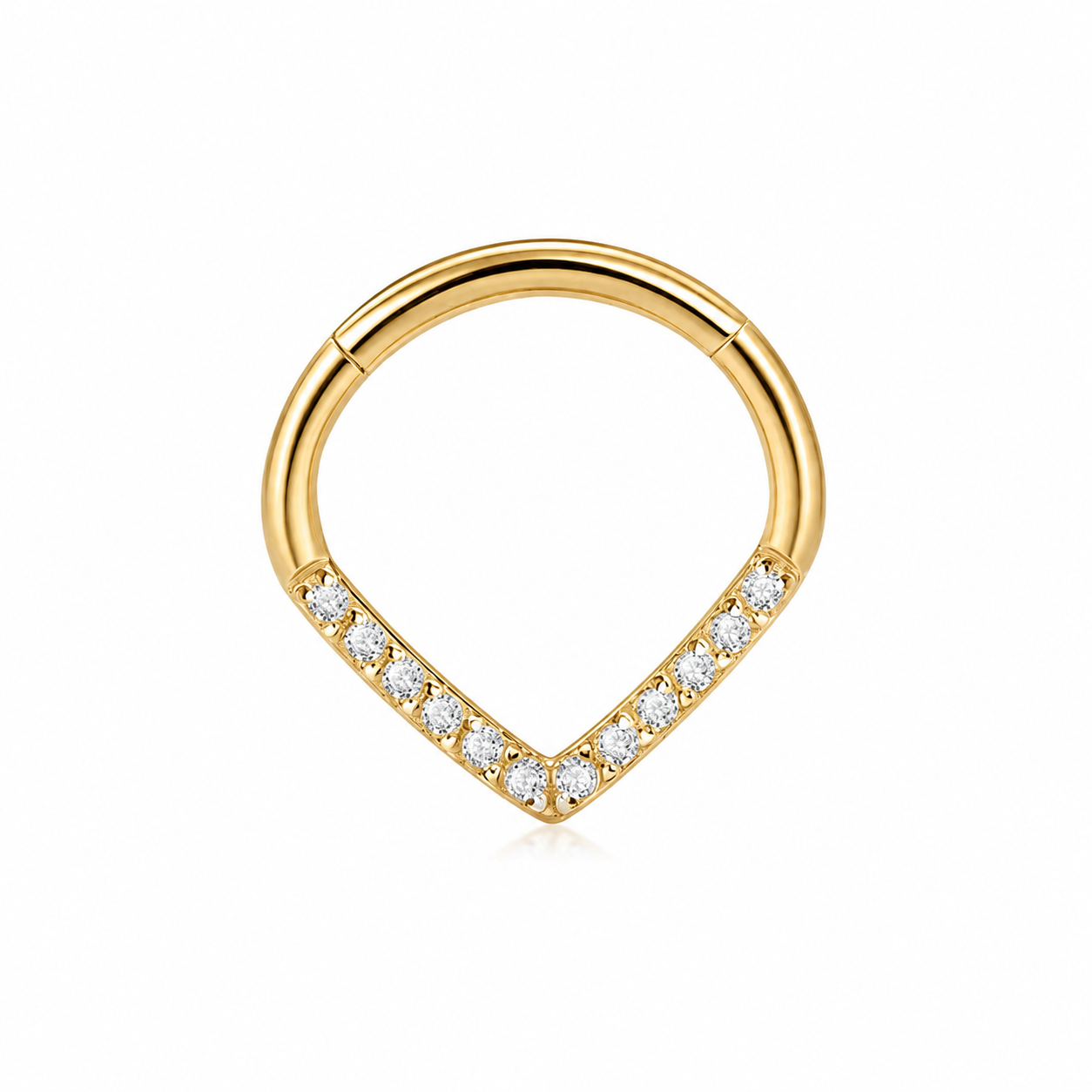 Argolla Clicker Sharp Gold