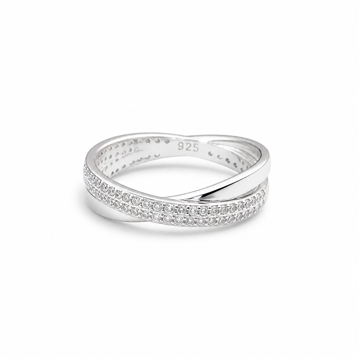 Anillo Crossed Bows
