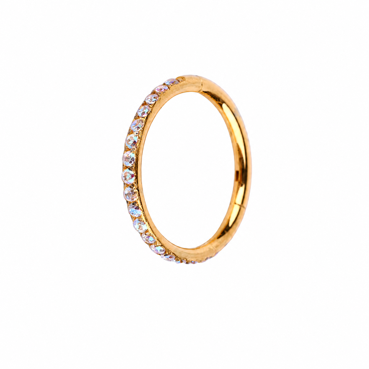 Argolla Clicker Roma Tornasol Gold