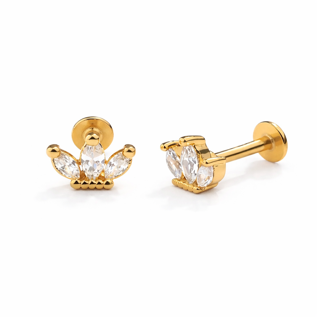 Pasante Piercing Mery Gold
