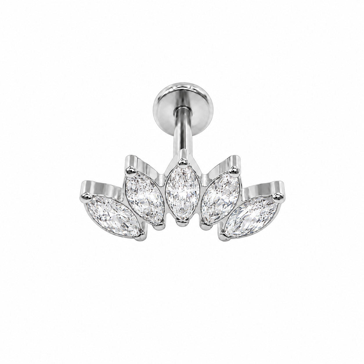 Labret Marquise 5 puntas