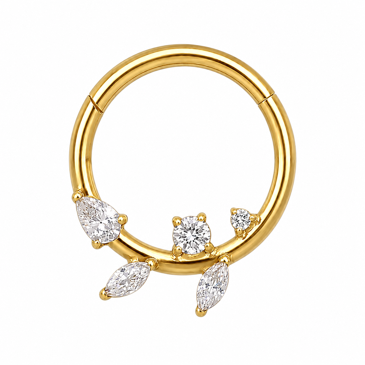 Argolla Clicker Leaf Gold