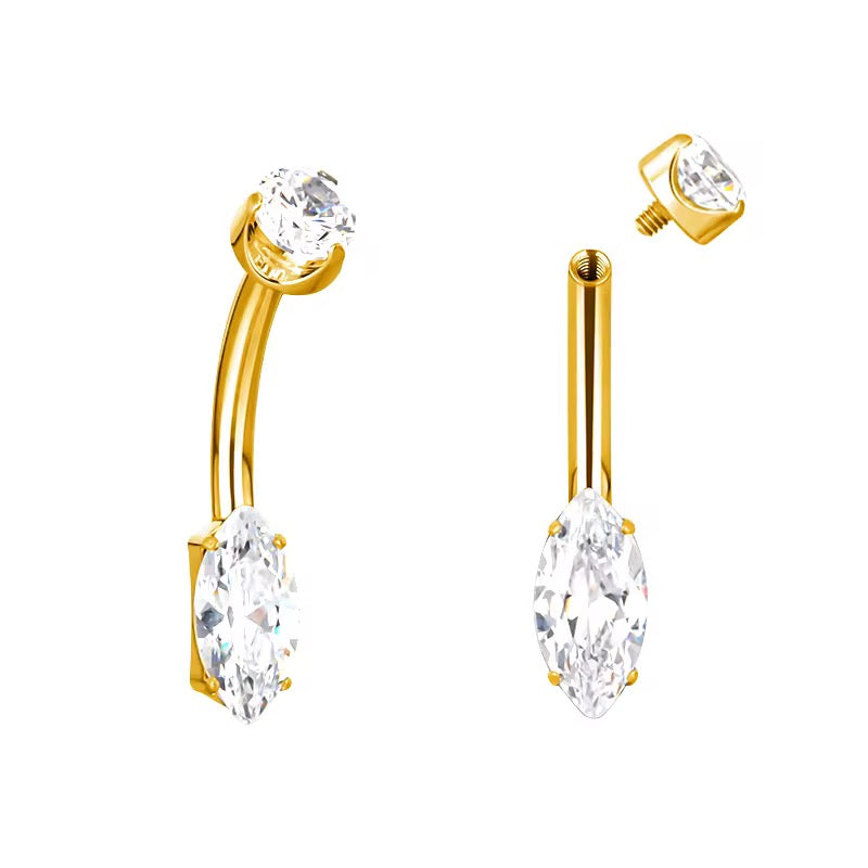 Navel Prism Gold