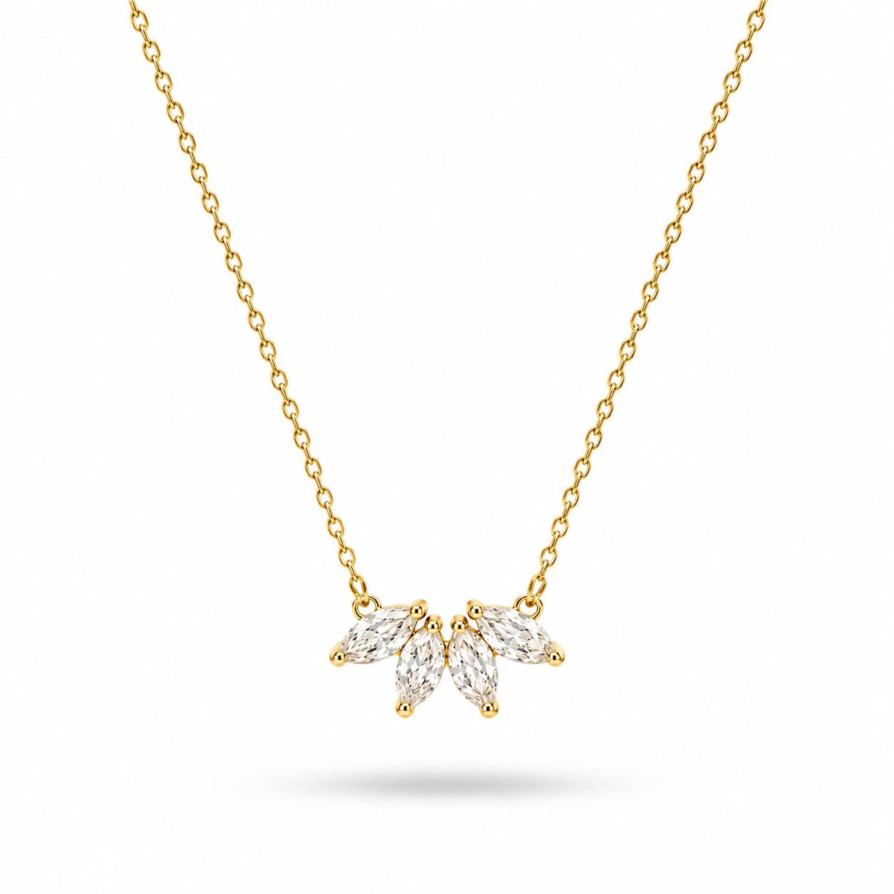 Cadena Petals Gold