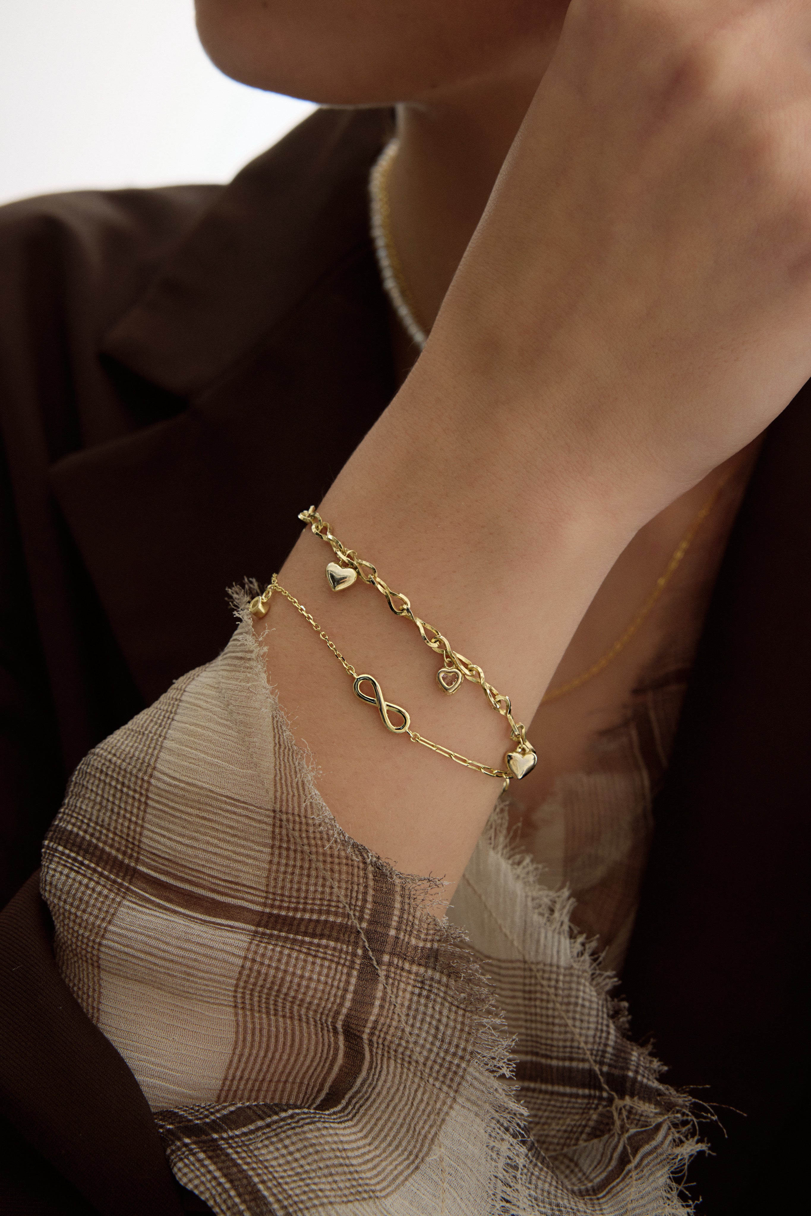 Pulsera Chain Infinit Gold