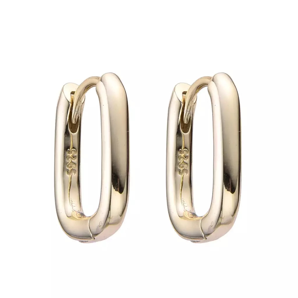Argollas Drop Gold