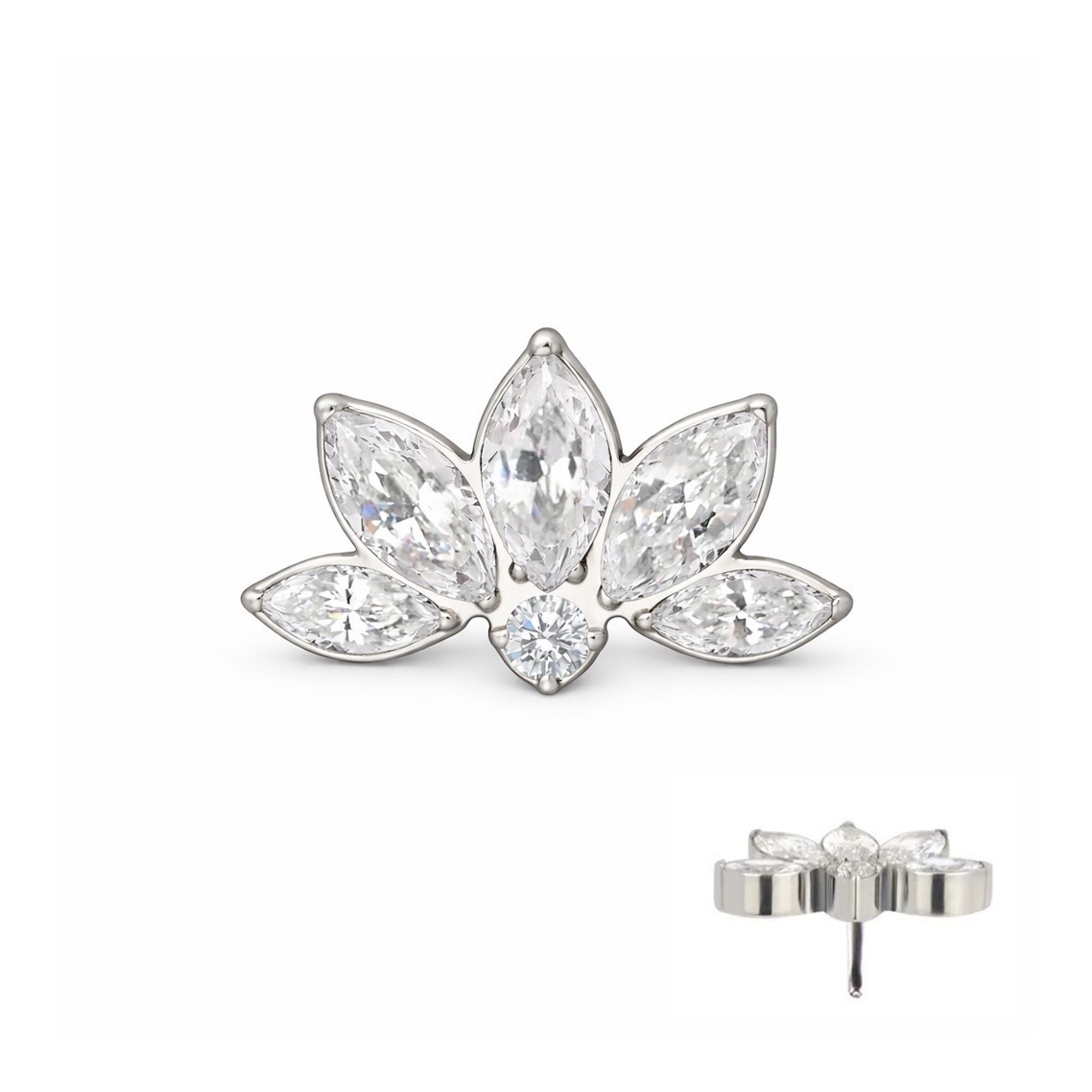 Labret Baby Marquise Zircon