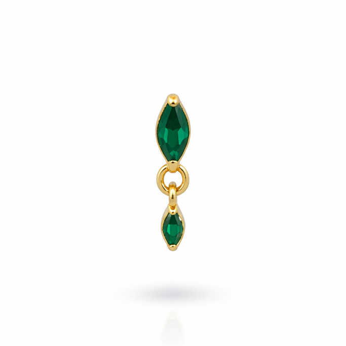 Labret Aura Green Gold