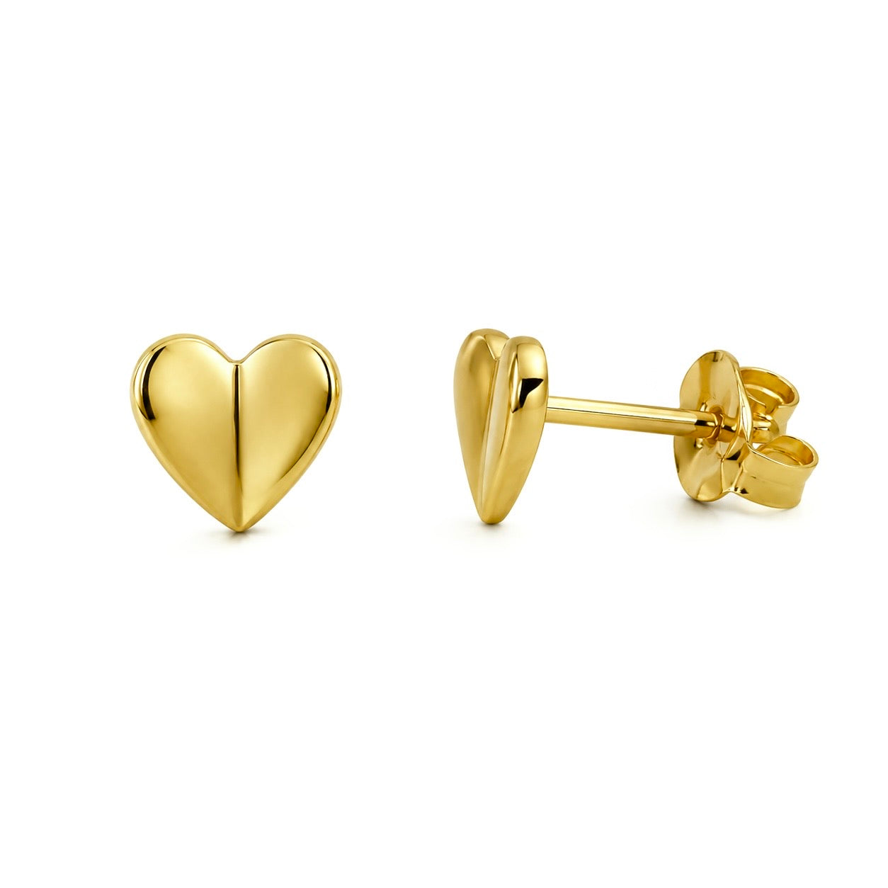 Pasante Heart Fold Gold