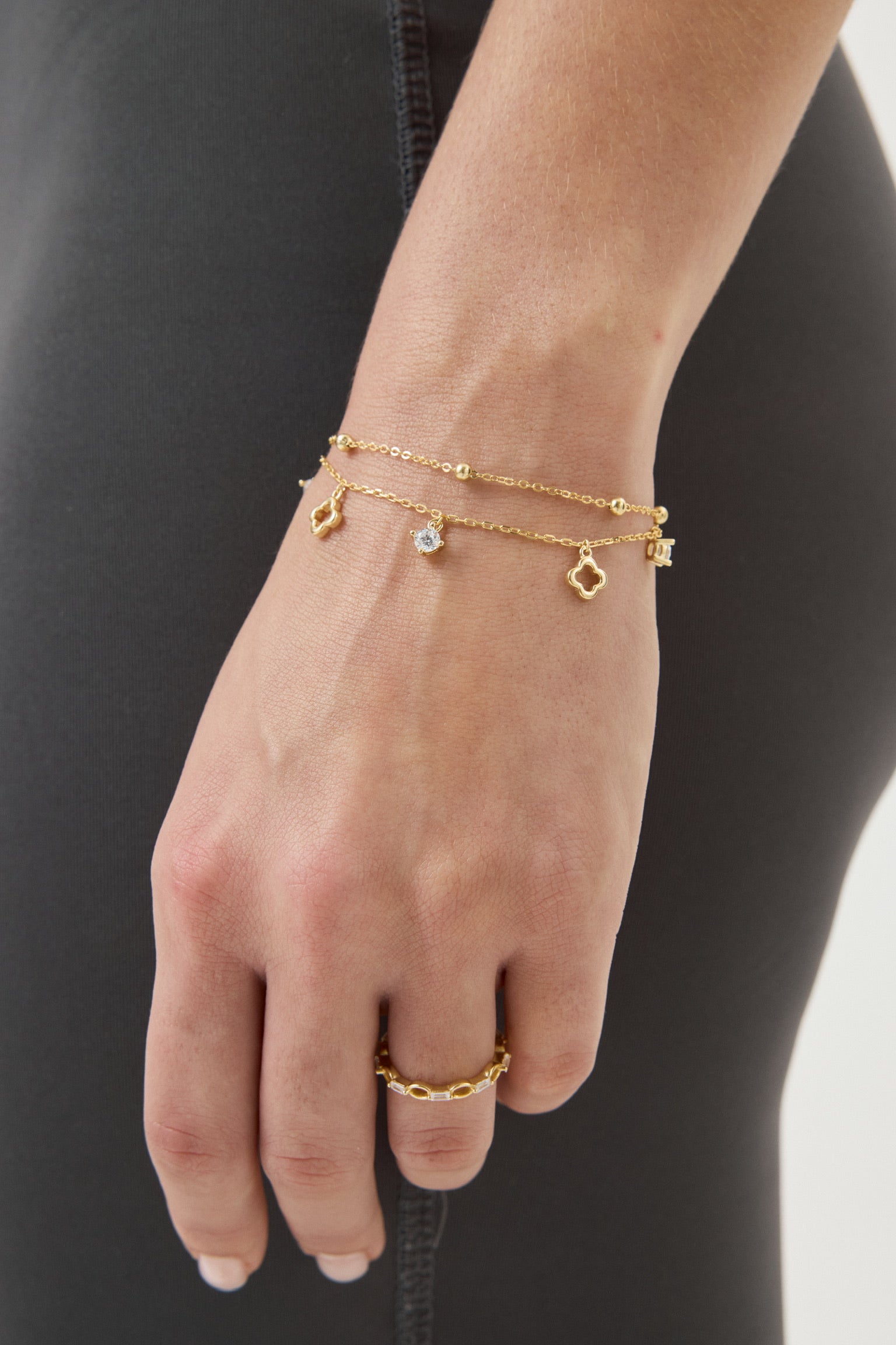 Pulsera Double Cleef Gold