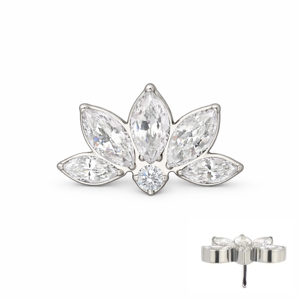 Labret Marquise Zircon