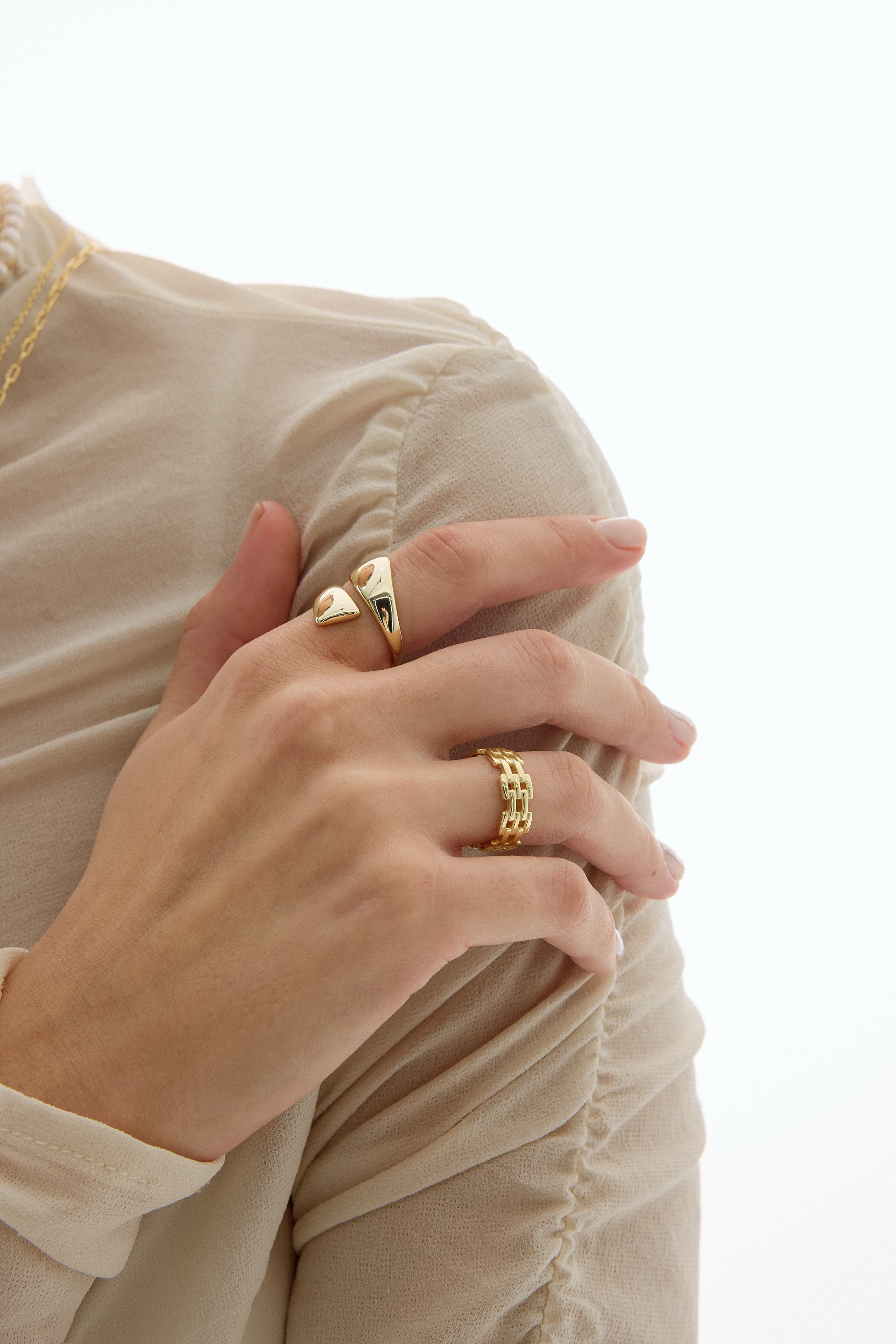 Anillo Flipper Regulable Gold