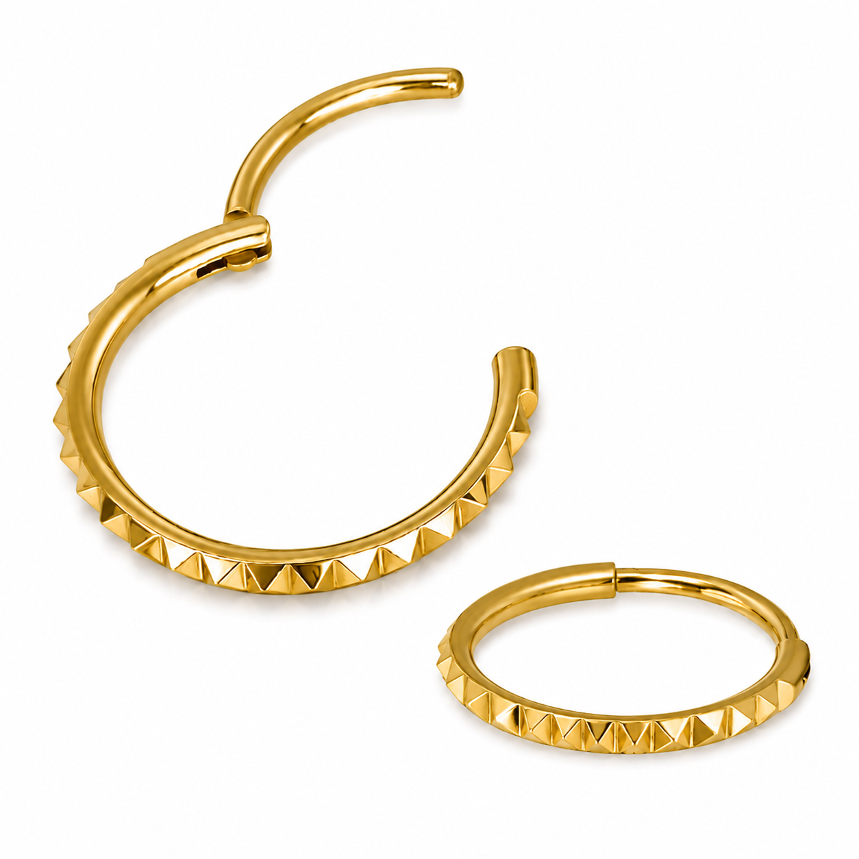 Argolla Clicker Rock Gold