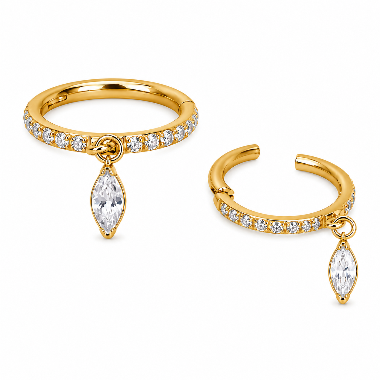 Argolla Clicker Calipso Gold