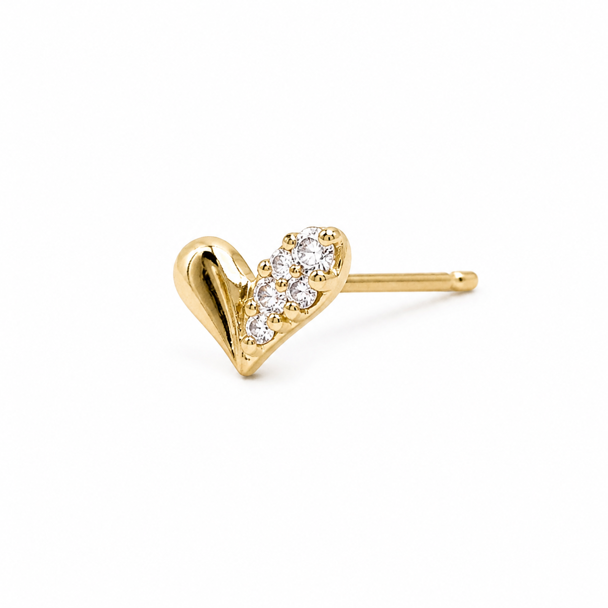 Pasante Heart Slim Gold