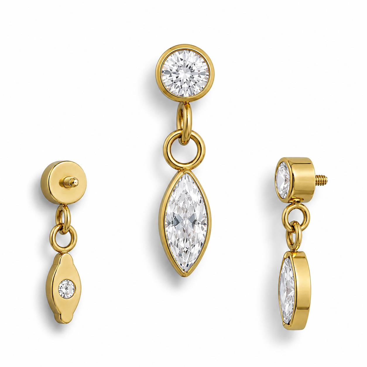 Labret Chiara Gold