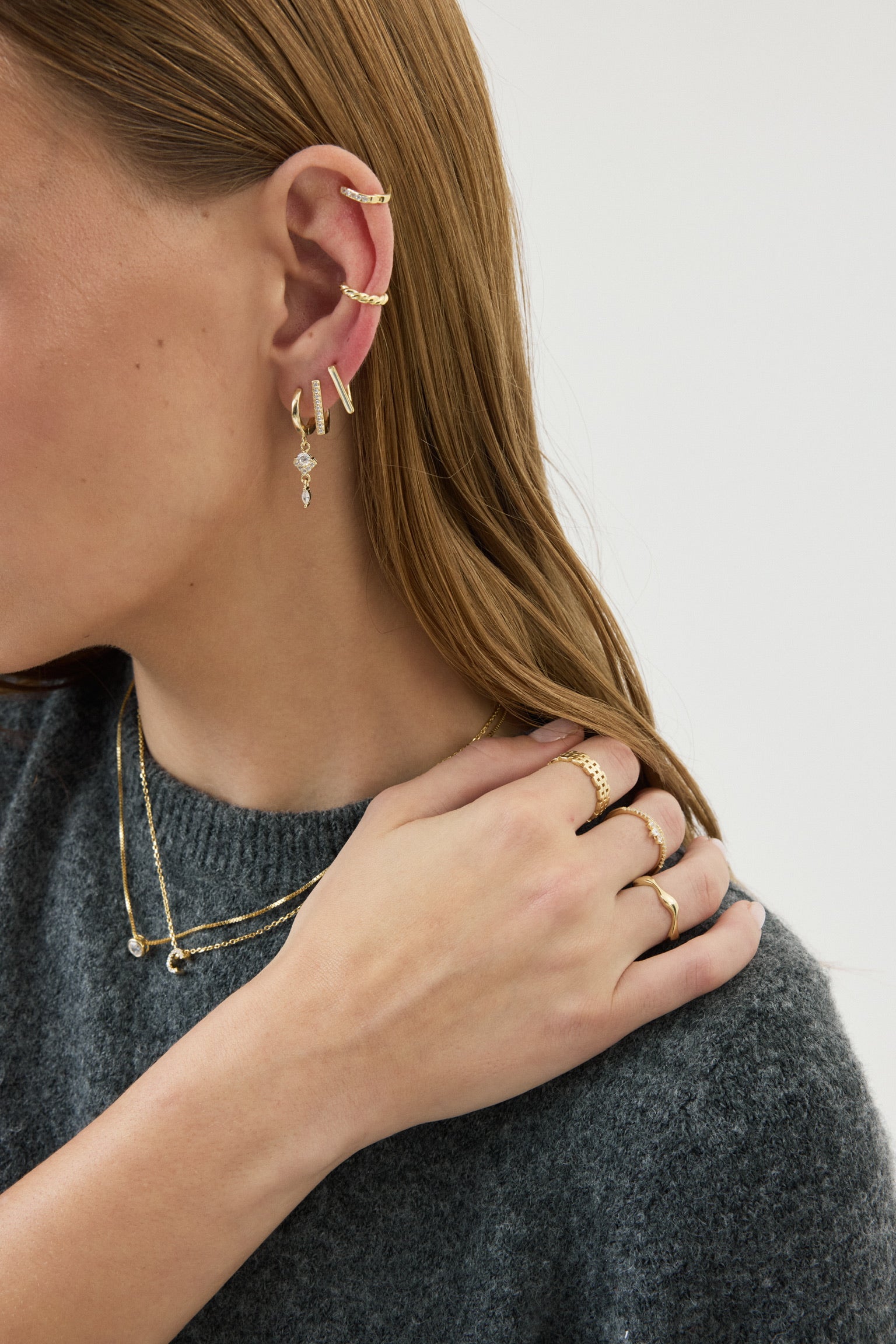 Argollas Vex Gold