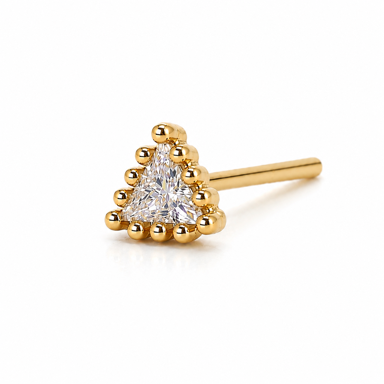 Pasante Triangle Spot Gold