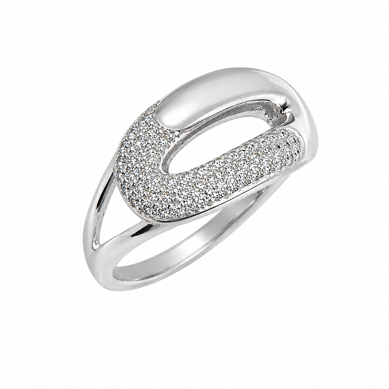 Anillo Half Oval