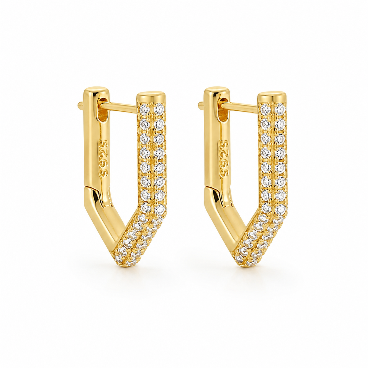 Argollas Shiny Pen Gold
