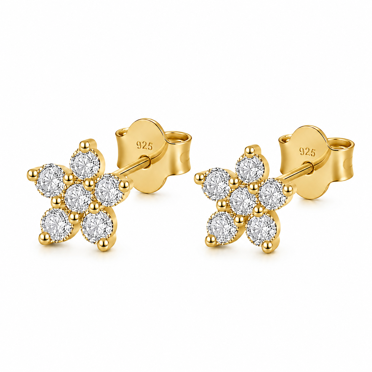 Pasante Dalila Flower Gold