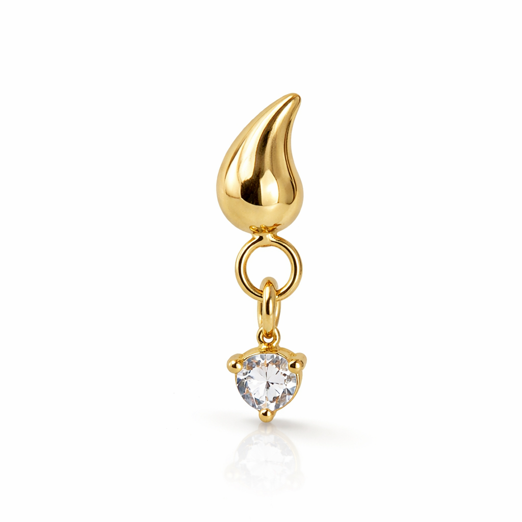 Labret Chain Paisley Gold
