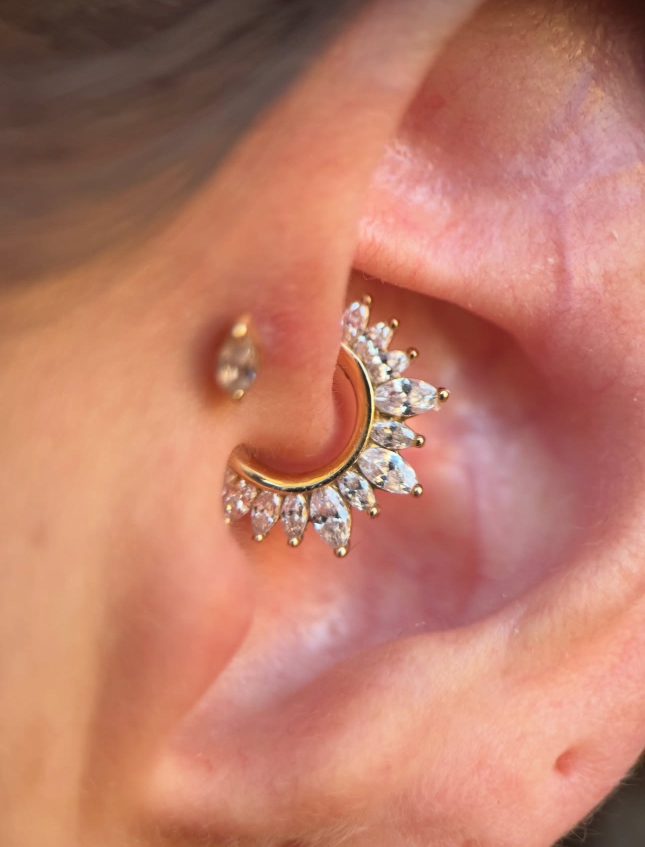 Argolla Clicker Wings Gold