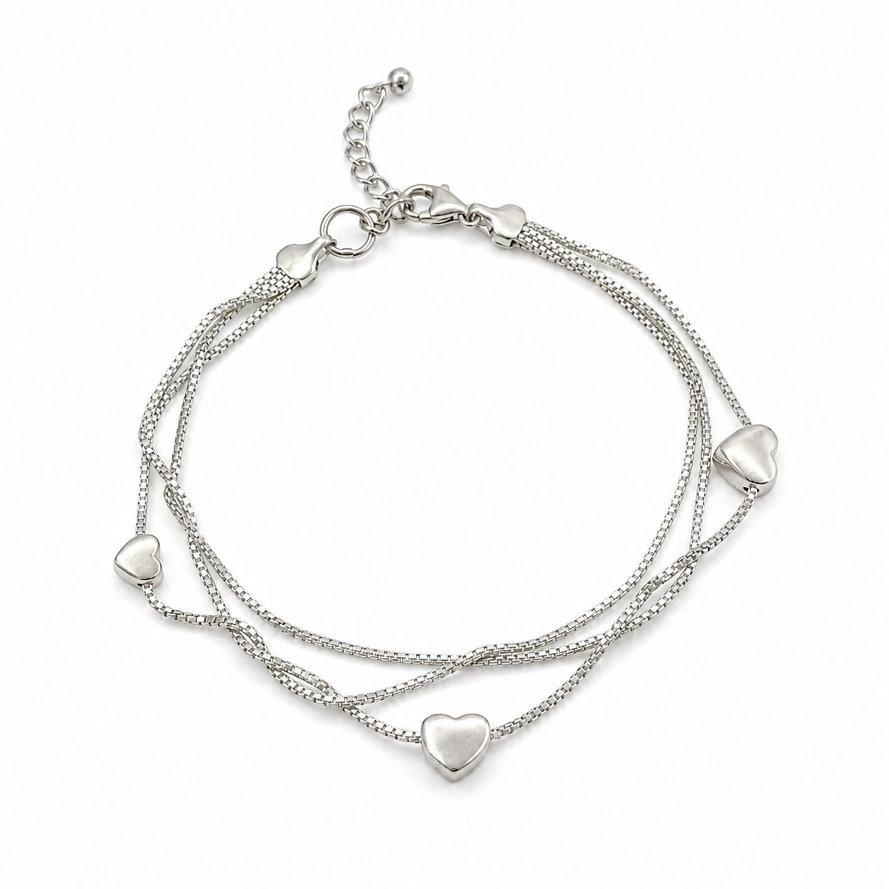 Pulsera Triple Heart