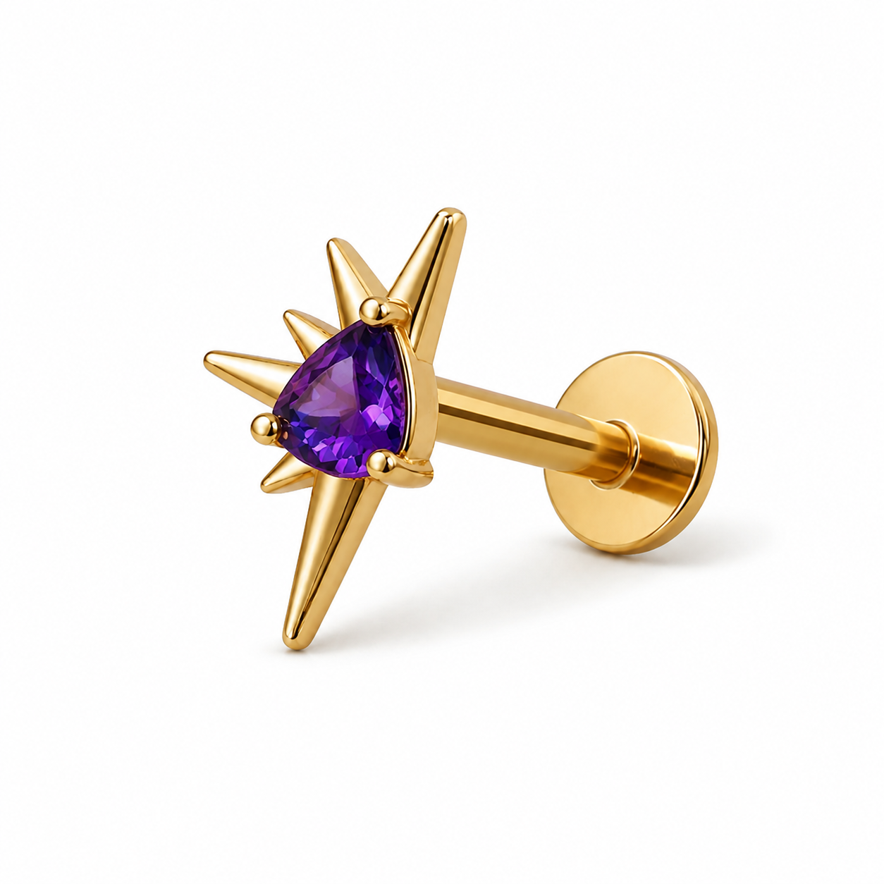 Labret Lila Starlight Gold