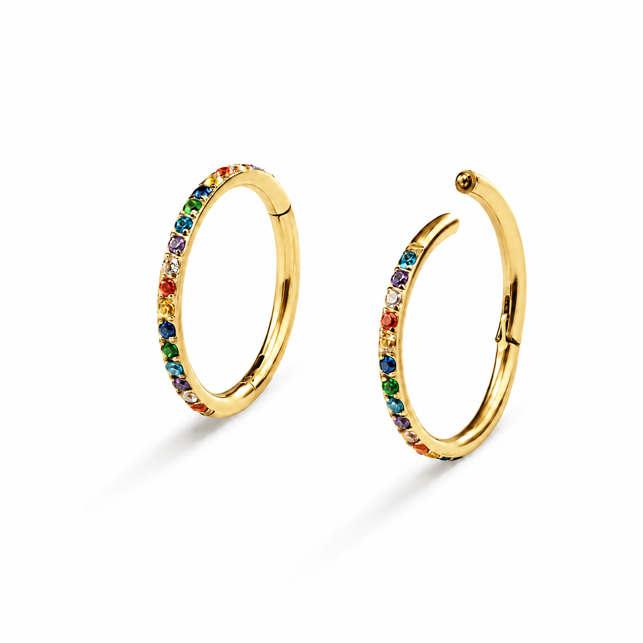 Argolla Clicker Rainbow Gold