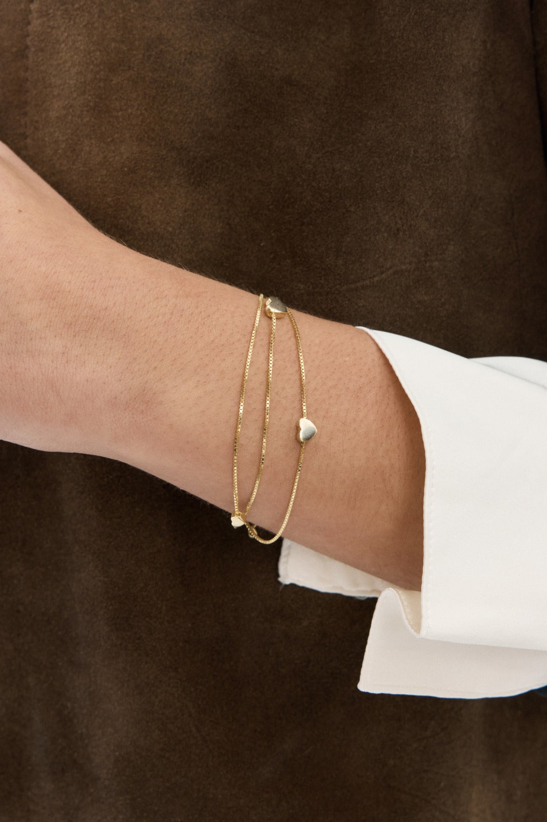 Pulsera Triple Hearts Gold