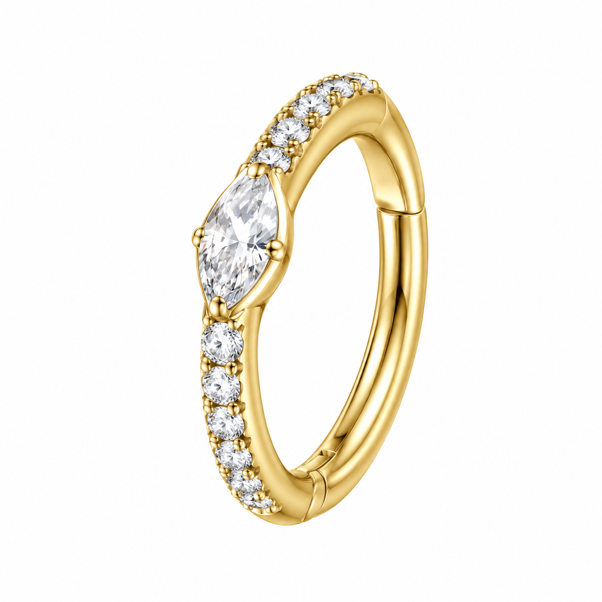 Argolla Clicker Cairo Gold