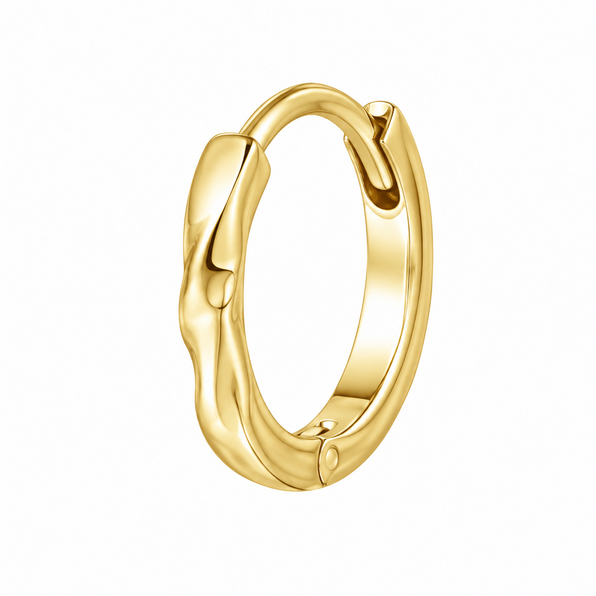 Argolla Clicker Curly Gold