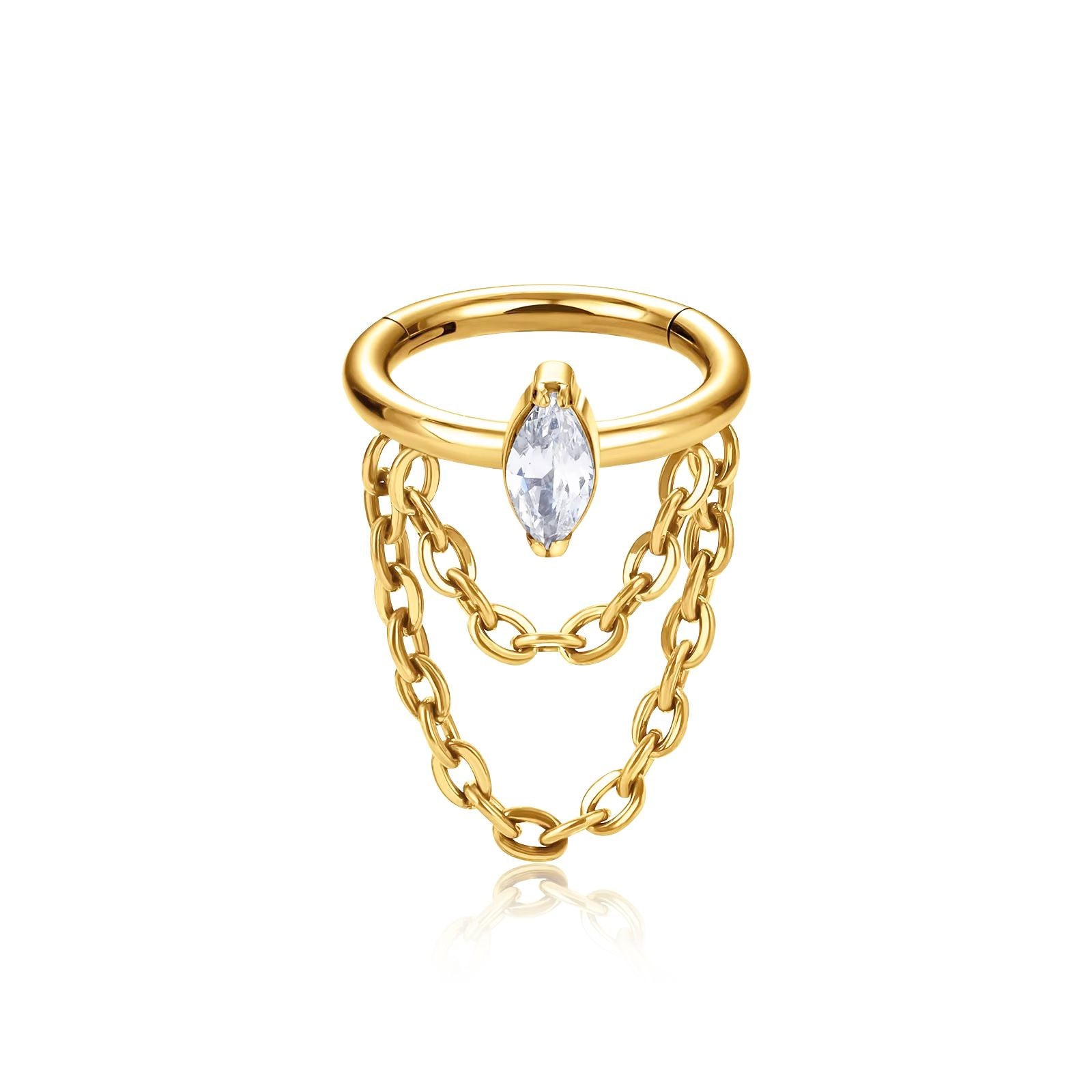 Argolla Clicker Sansa Chain Gold