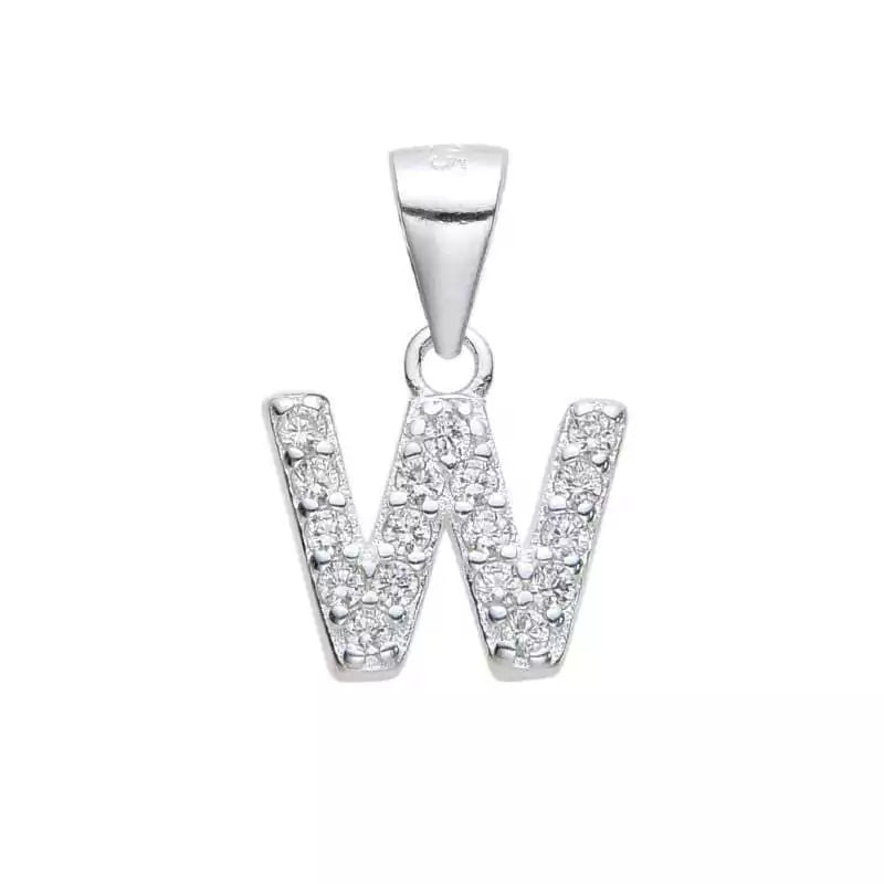 Dije Inicial Micropave LETRA W