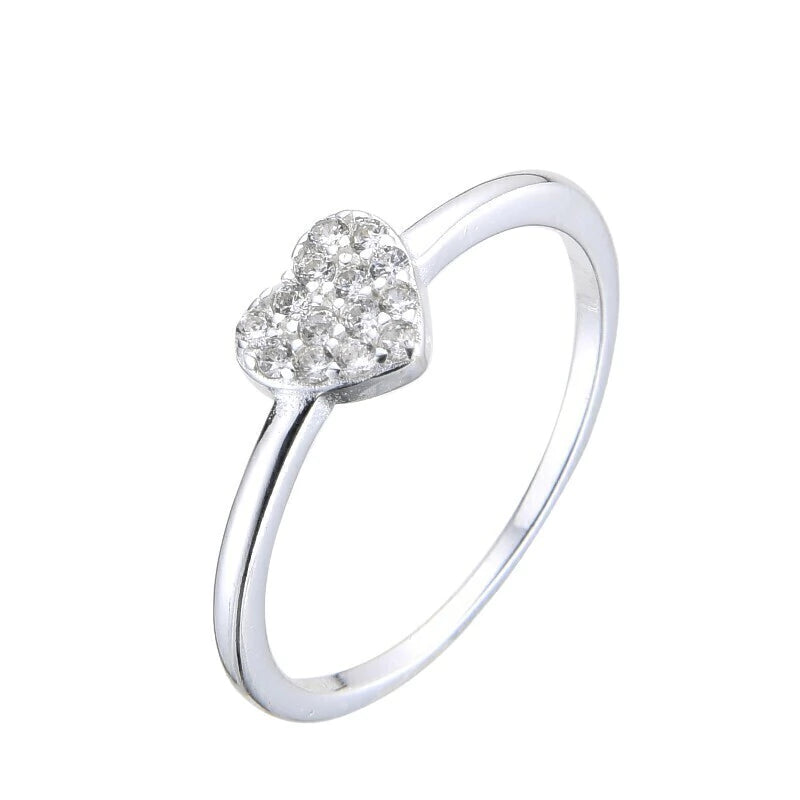 Anillo Heart Cubic