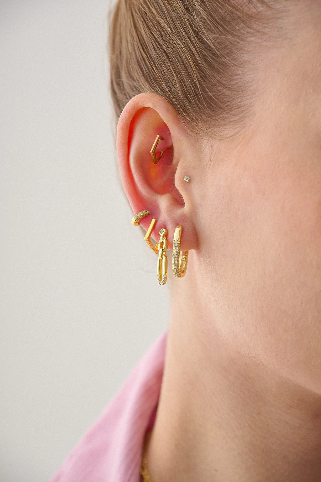 Argolla Flat 9mm Gold (unidad)