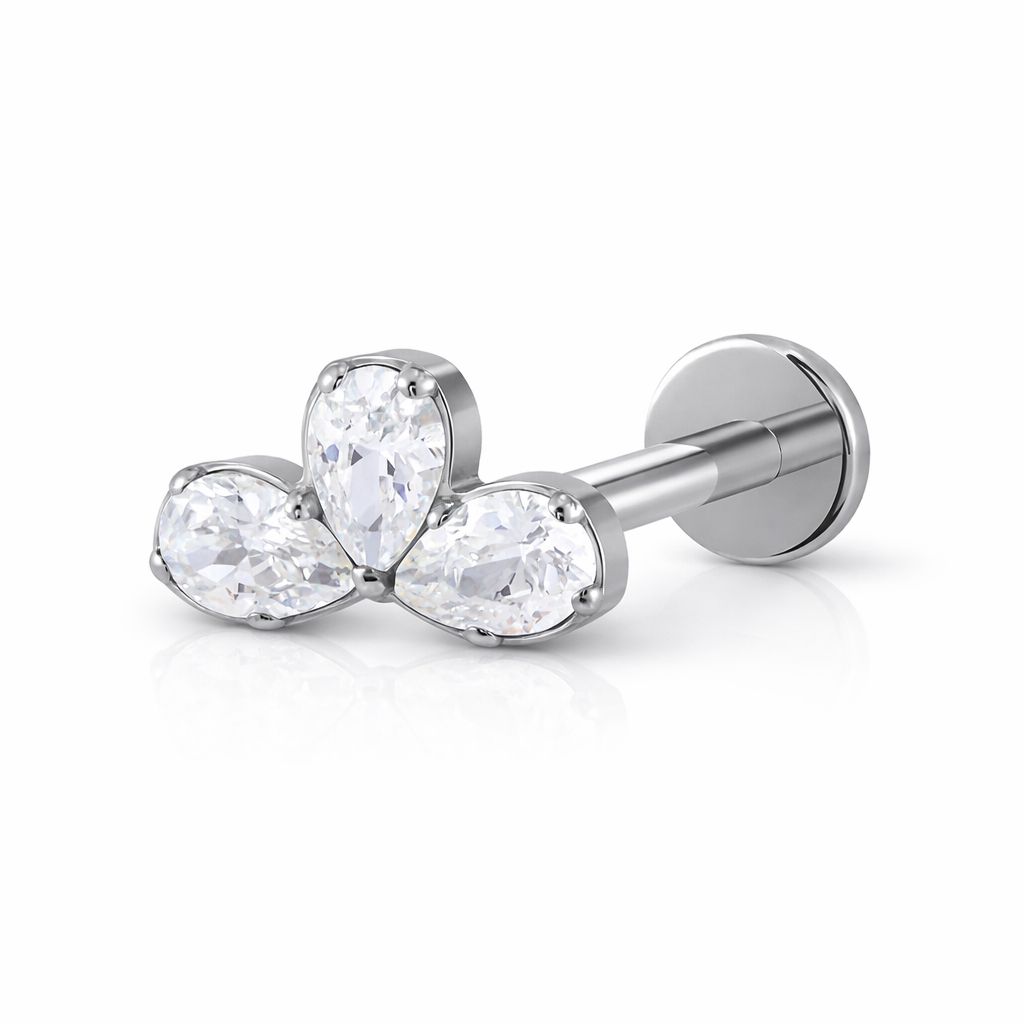 Labret Flower Zircon