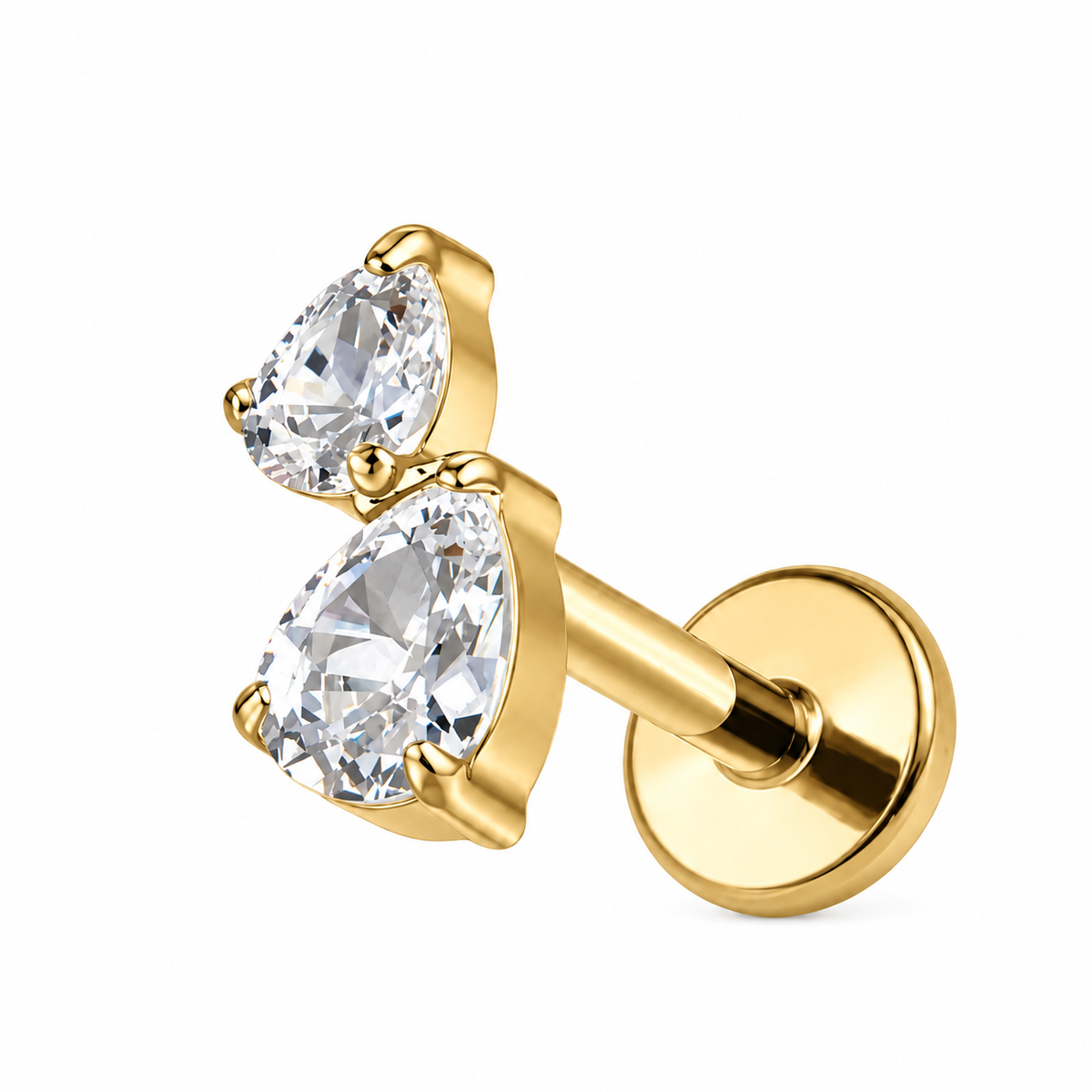 Labret Doble Isa Gold